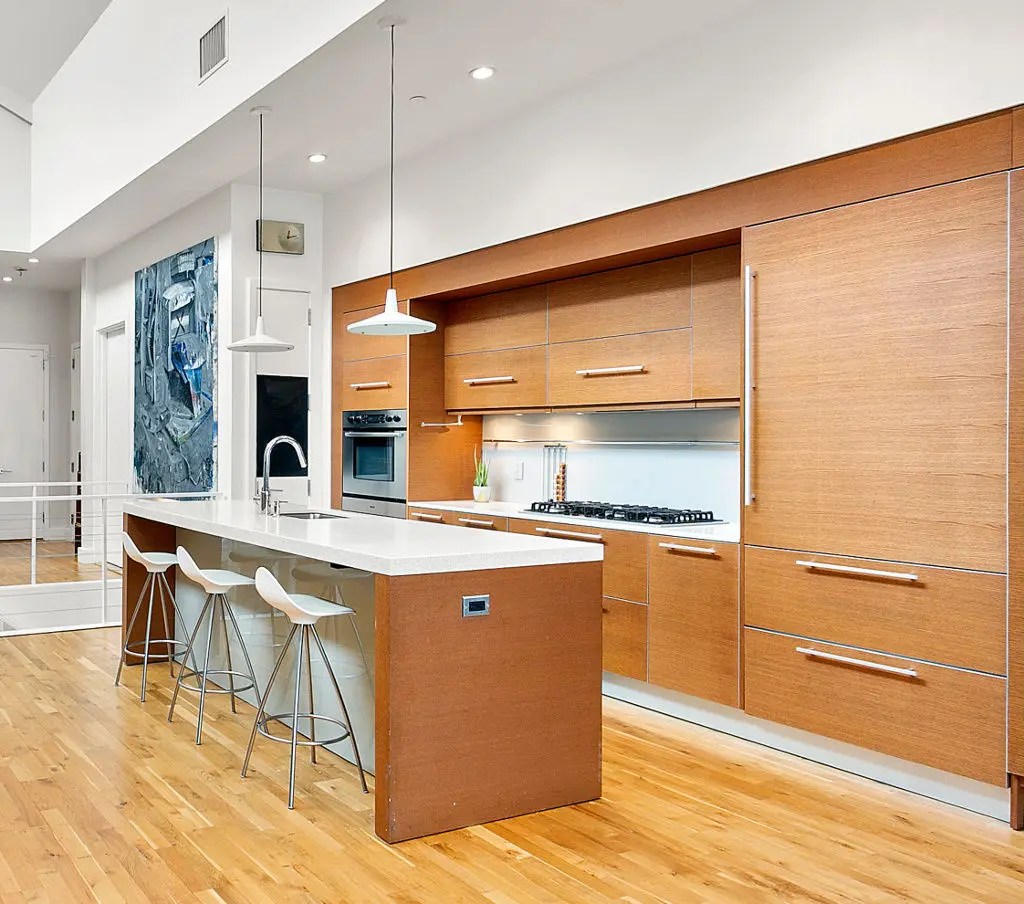 One Brooklyn Bridge Kitchen Airy Loft with Lower Manhattan Skyline