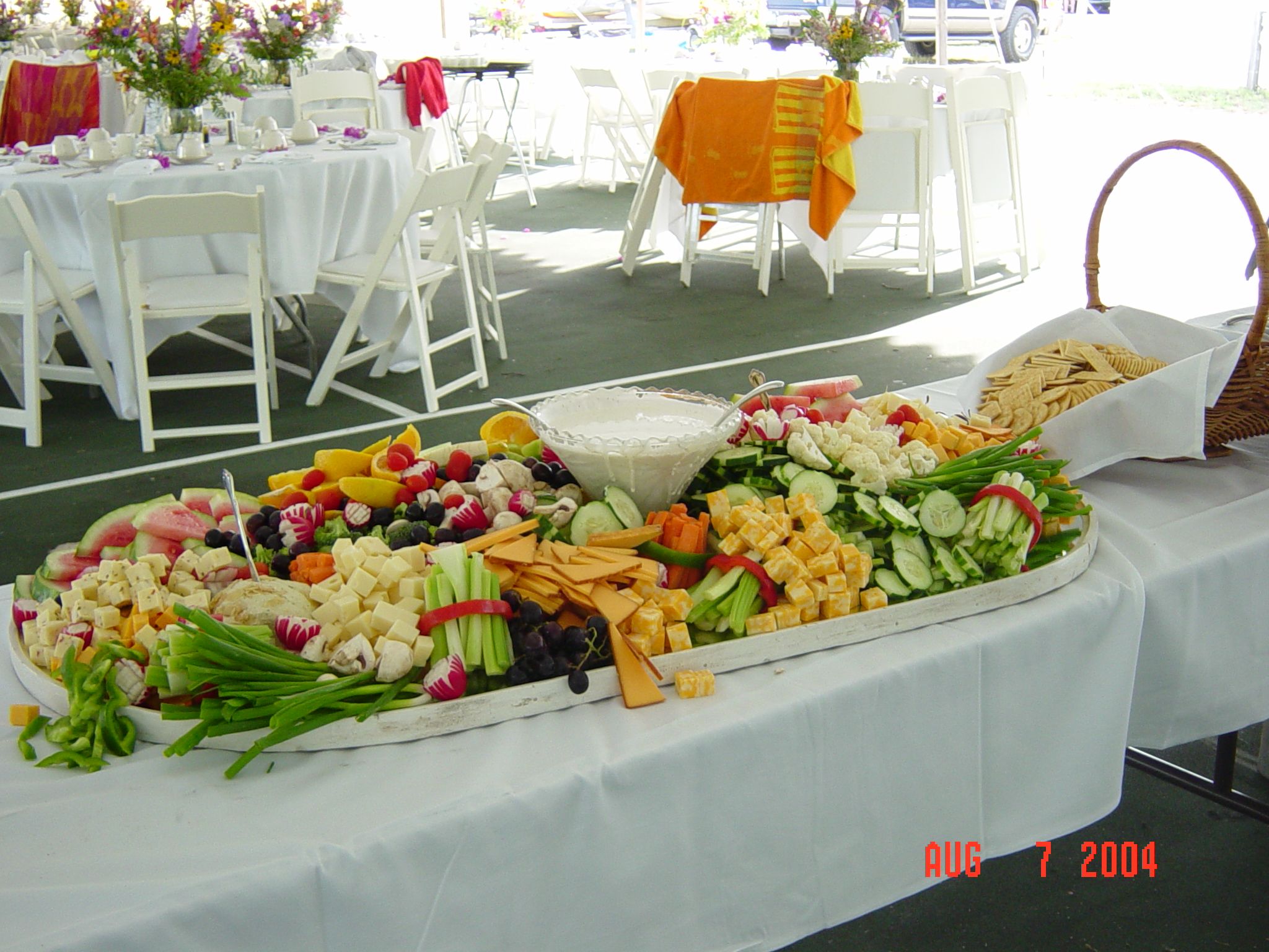 Vegetable,Fruit,Cheese Display Large Chef's Pride Catering, Inc.