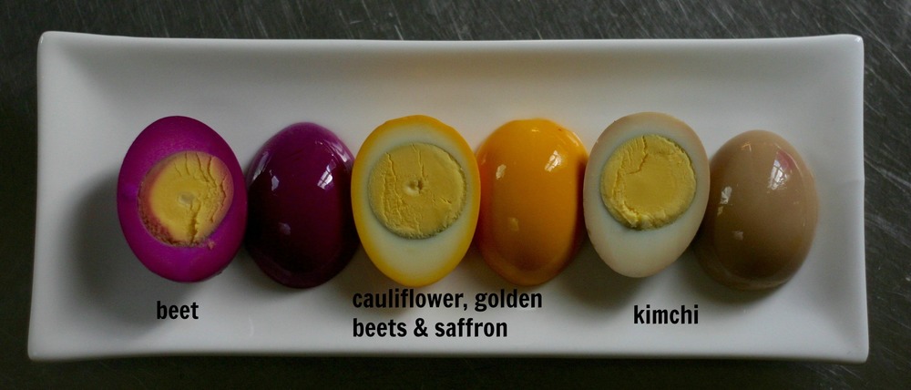 Colorful Easter Eggs with Fermented Brine Chefs Society