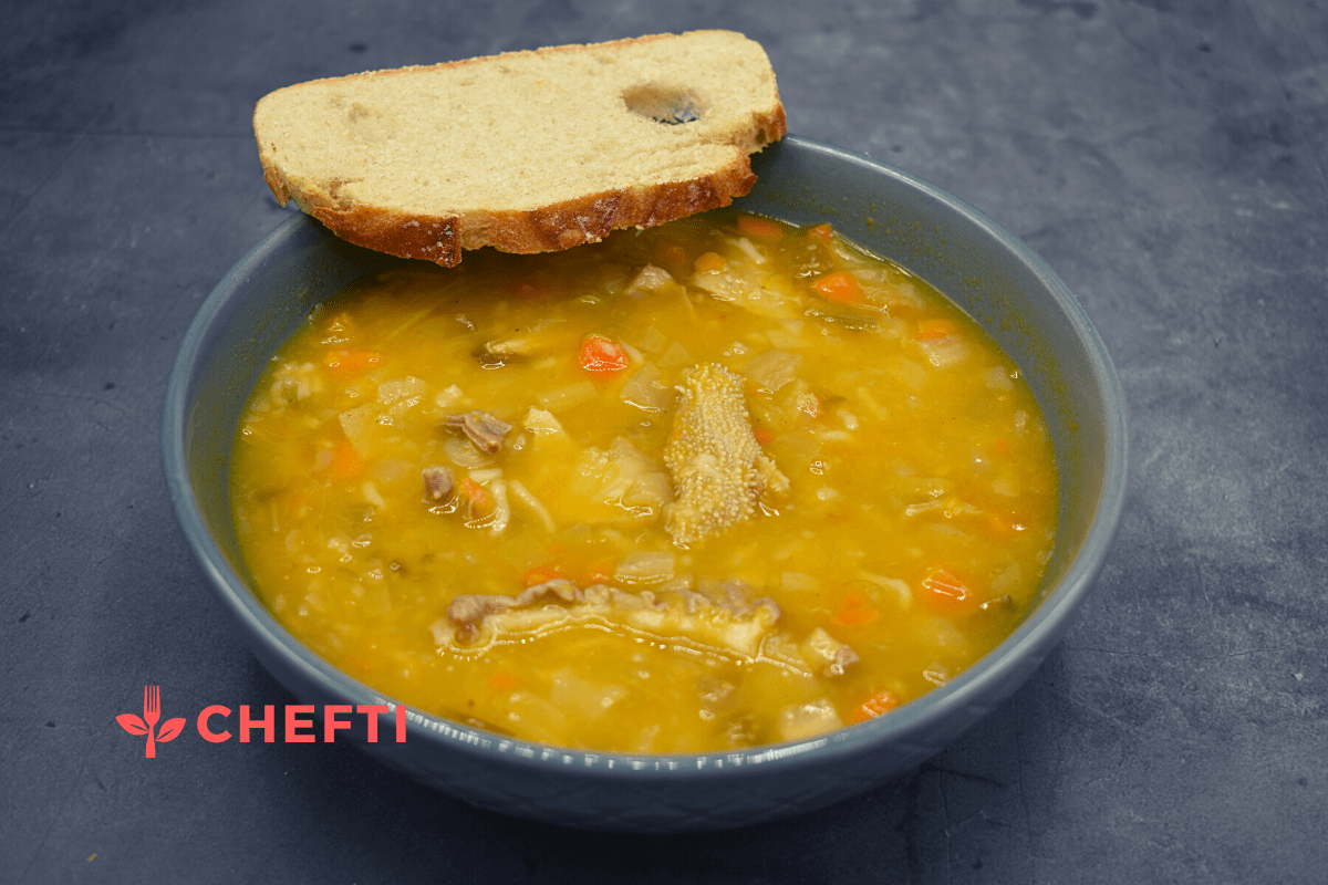 Soupe de tripes de boeuf antan lontan. CHEFTI