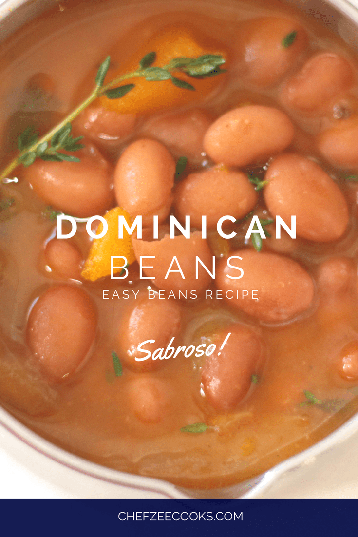 Easy Dominican Beans Chef Zee Cooks