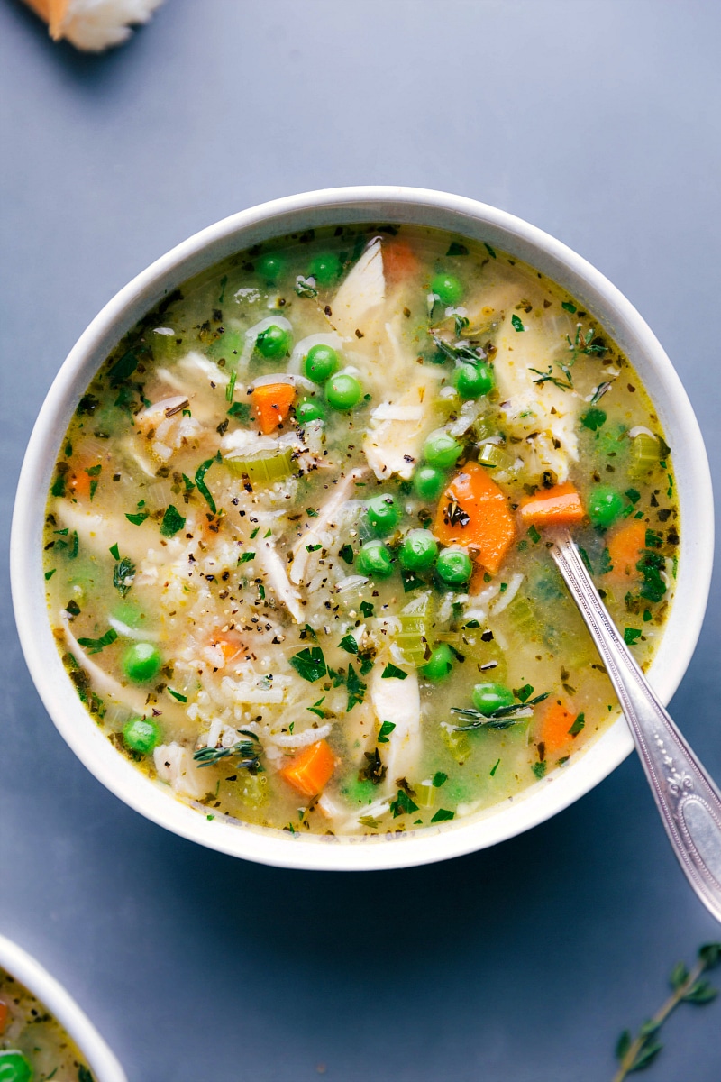 Chicken and Rice Soup (Shortcut Prep Tips) Chelsea's Messy Apron