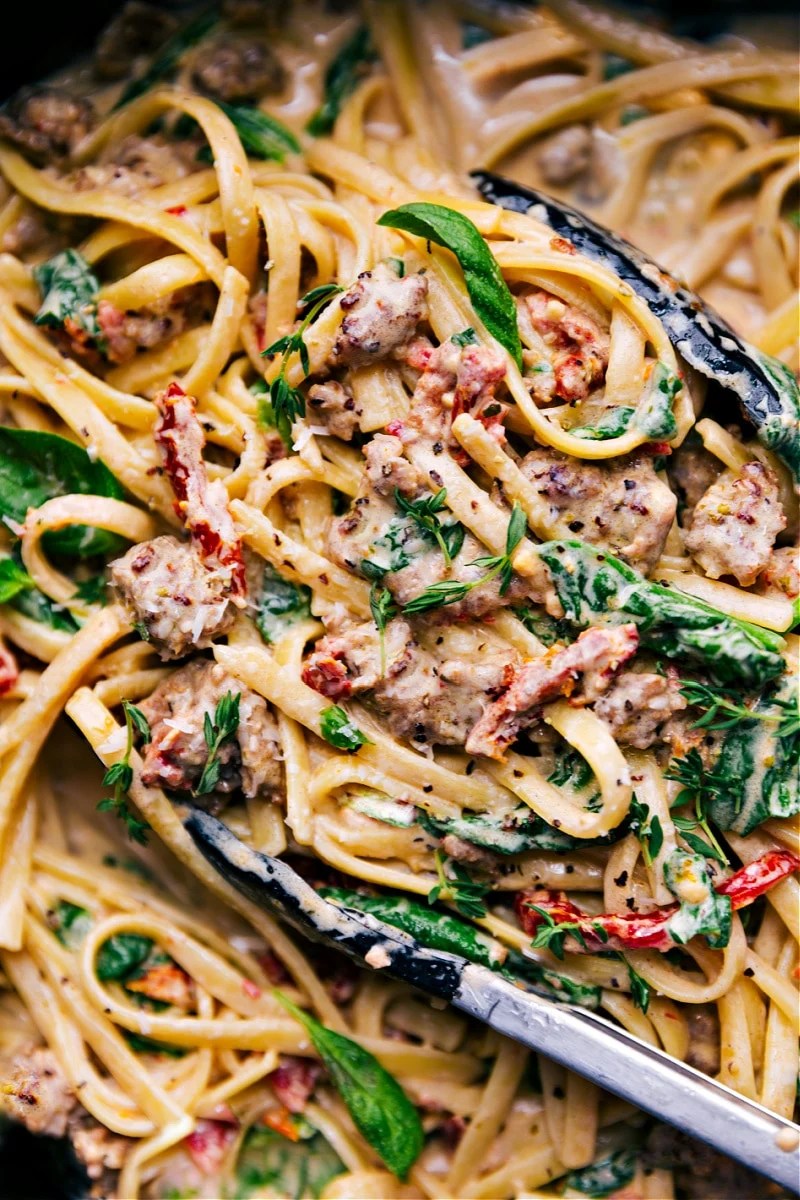 Creamy Sausage Pasta Chelsea's Messy Apron