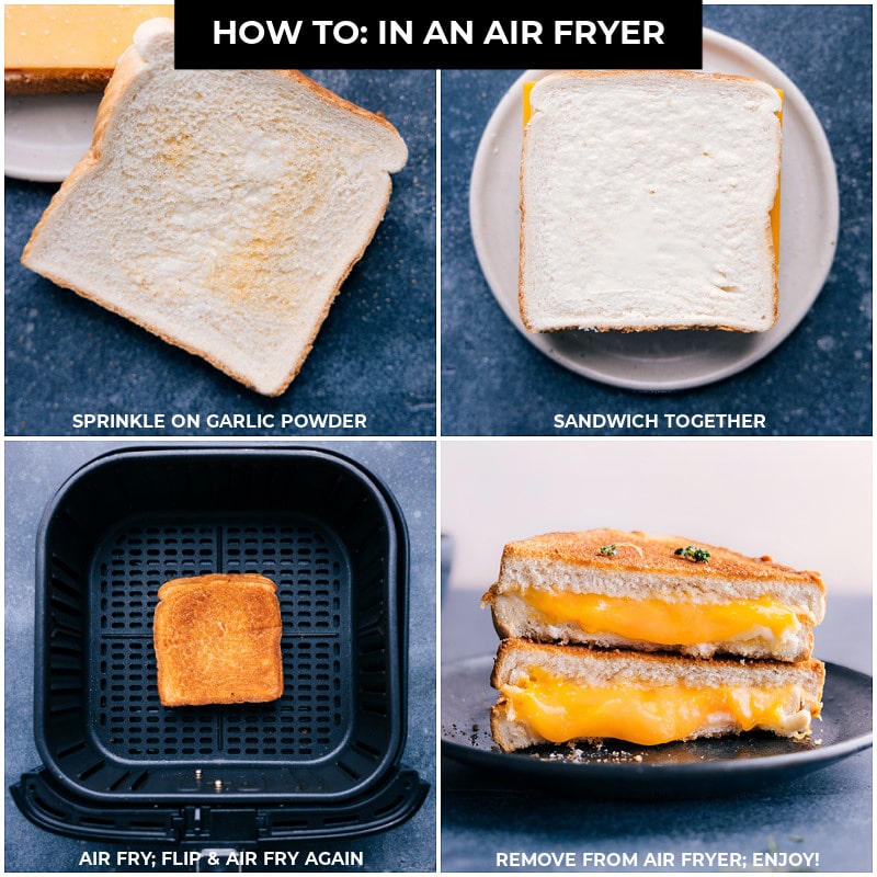 Grilled Cheese (Air Fryer OR Skillet) Chelsea's Messy Apron