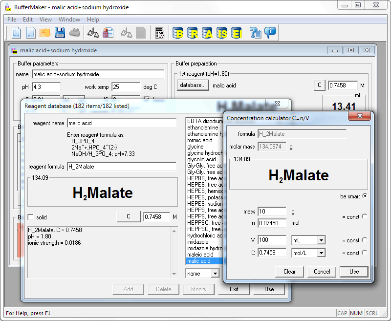 Buffer Maker screen shots