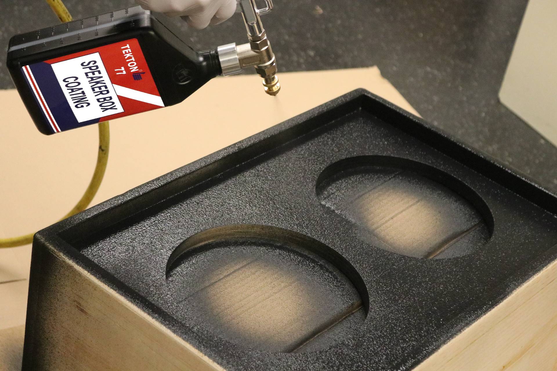 Tekton® 77 Speaker Box Coating Chemicar
