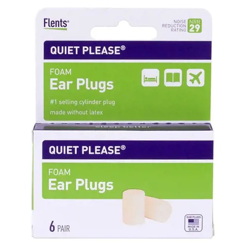 Flents Quiet! Please Foam Ear Plugs 6 Pairs
