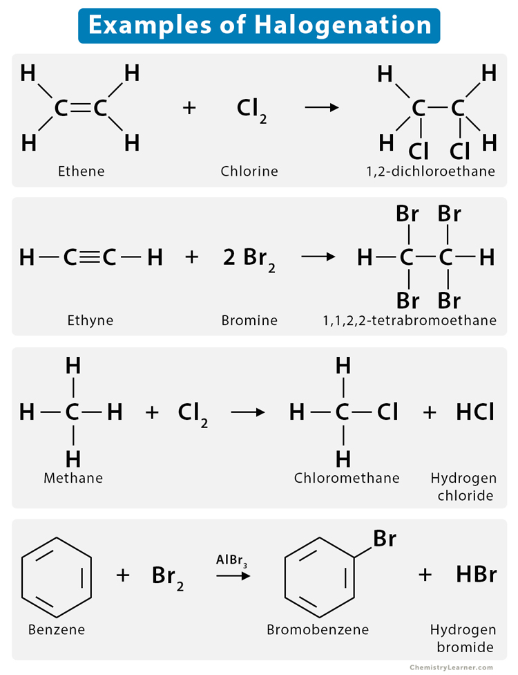 Halogenation Definition, Examples, and Mechanism