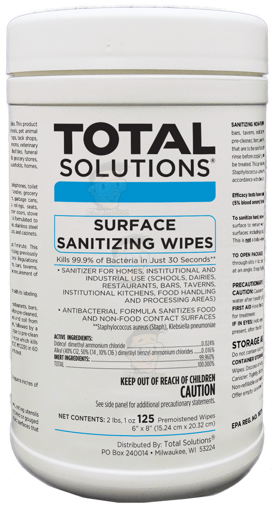 Surface Sanitizing Wipes