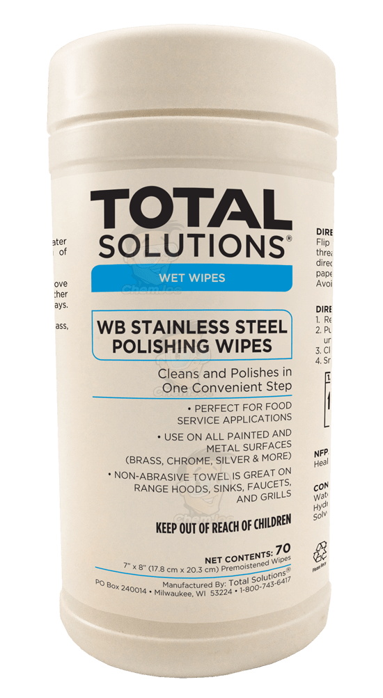 WB Stainless Steel Polishing Wipes