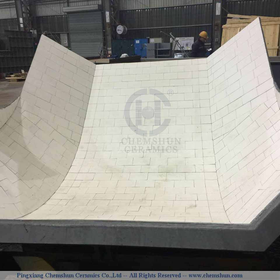 Chemshun Ceramic chute liner