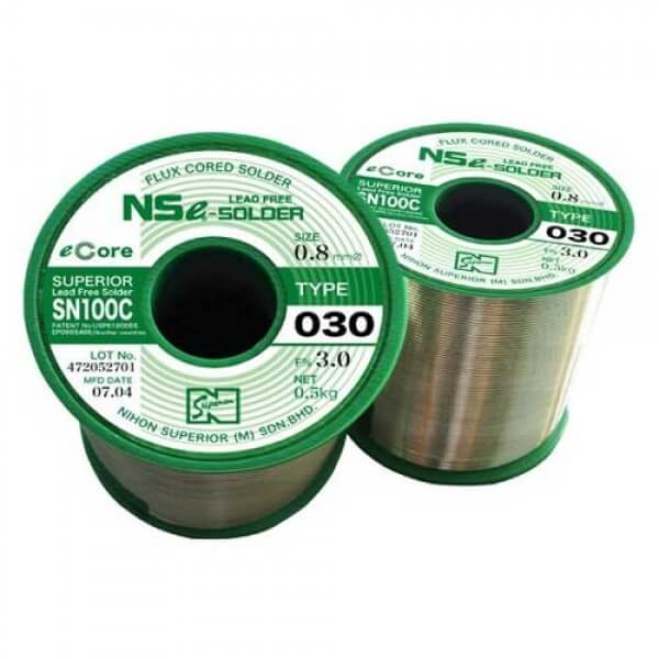 Nihon Superior SN100C 030 Lead Free Solder Wire Chemtools® Australia