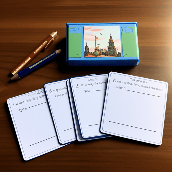 Custom Dry Wipe/Erase Flash Cards Chenlong