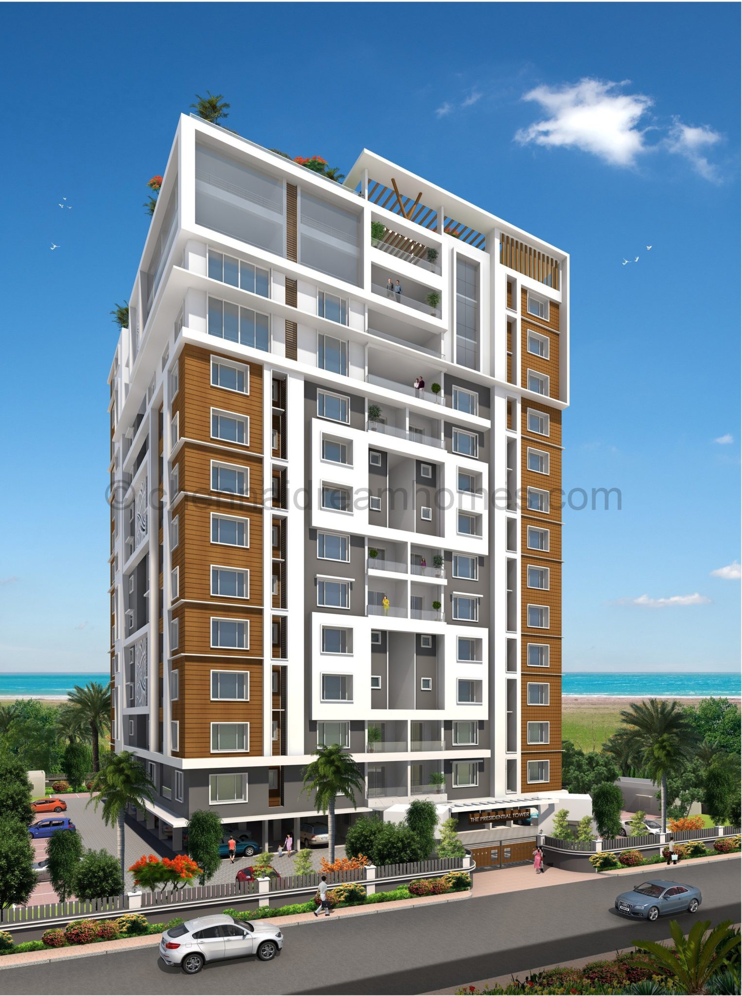 Apartments In ECR 3 BHK Multi Storey Homes For Sale With Sea View