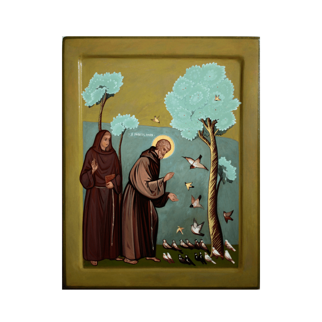 Icône St François d’Assise Orest Hrytsak Chéret