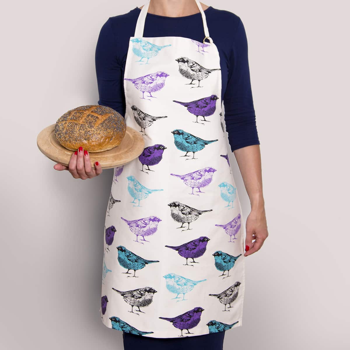 Chirpy Sparrow Bird Apron Wildlife Inspired Gifts at Cherith Harrison
