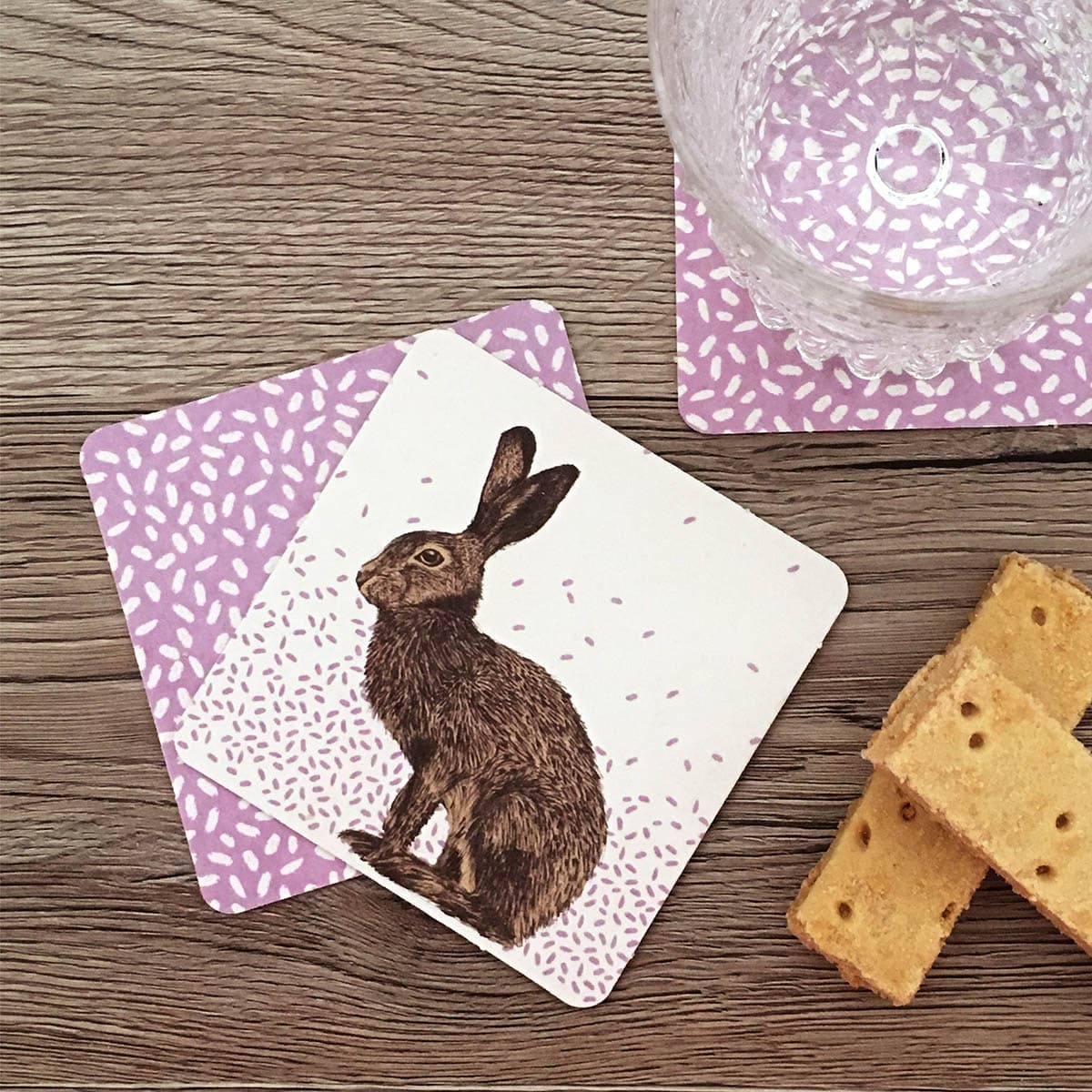 Hare Coasters Cherith Harrison Animal Inspired Gifts and Homeware