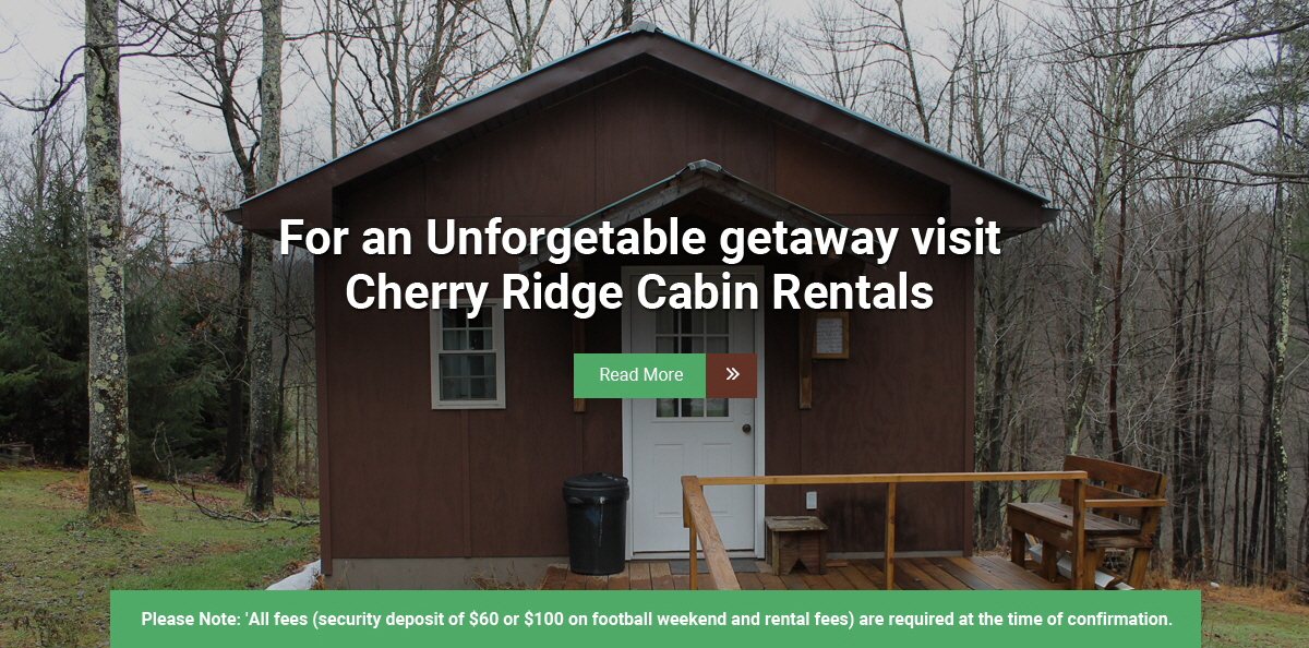 *Vacation Rentals Central PA Pennsylvania Cabin Rentals Cherry