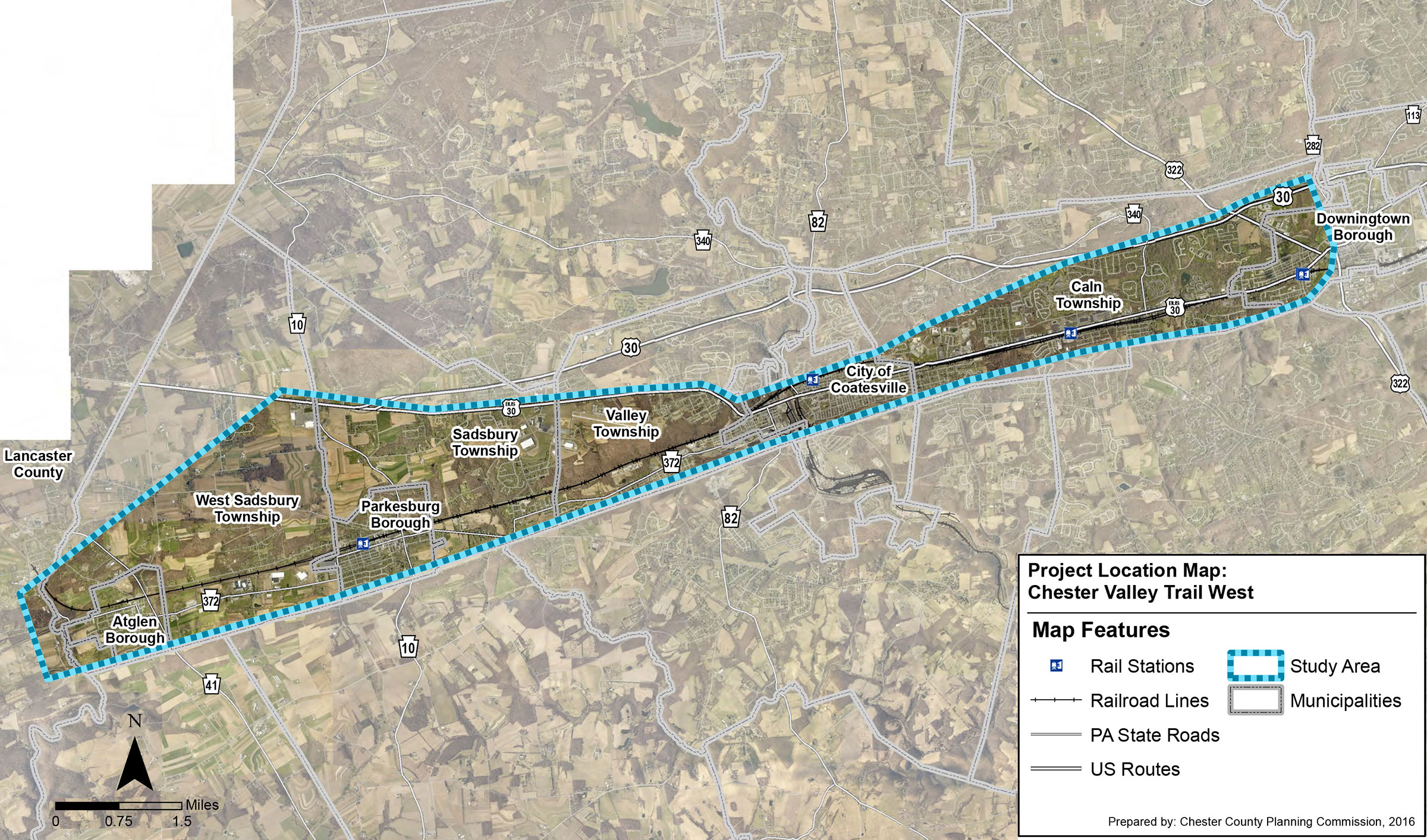 Chester Valley Trail West