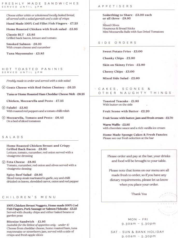 Chester Tourist The Moorings at The Groves Chester