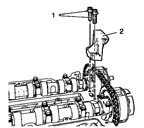 Chevrolet Trax - Camshaft timing chain adjustment - Repair instructions