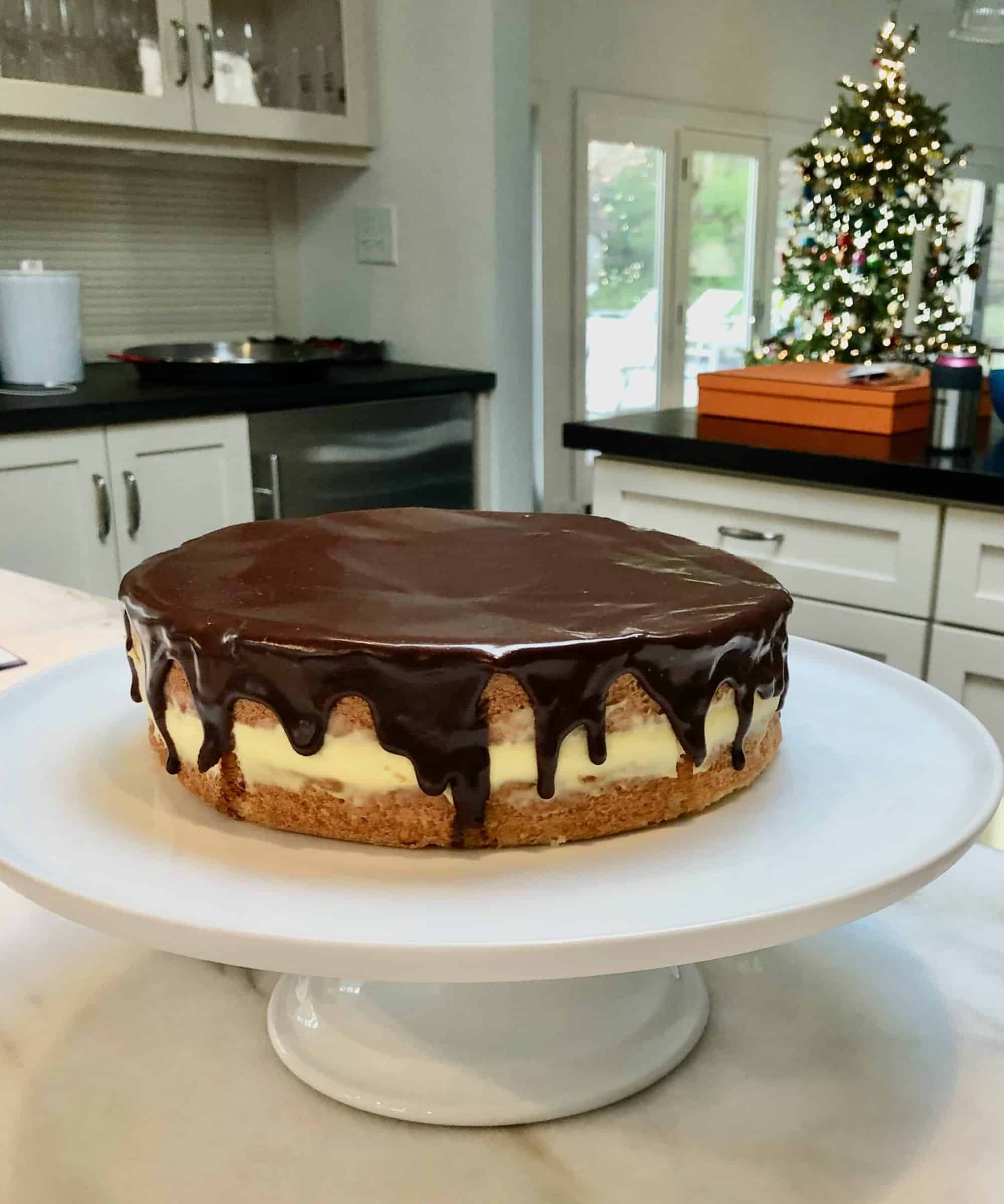 Wicked Good Boston Cream Pie from Cook’s Illustrated C H