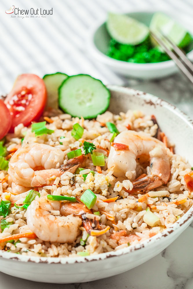 Easy Thai Fried Rice (One Pan Method) Chew Out Loud