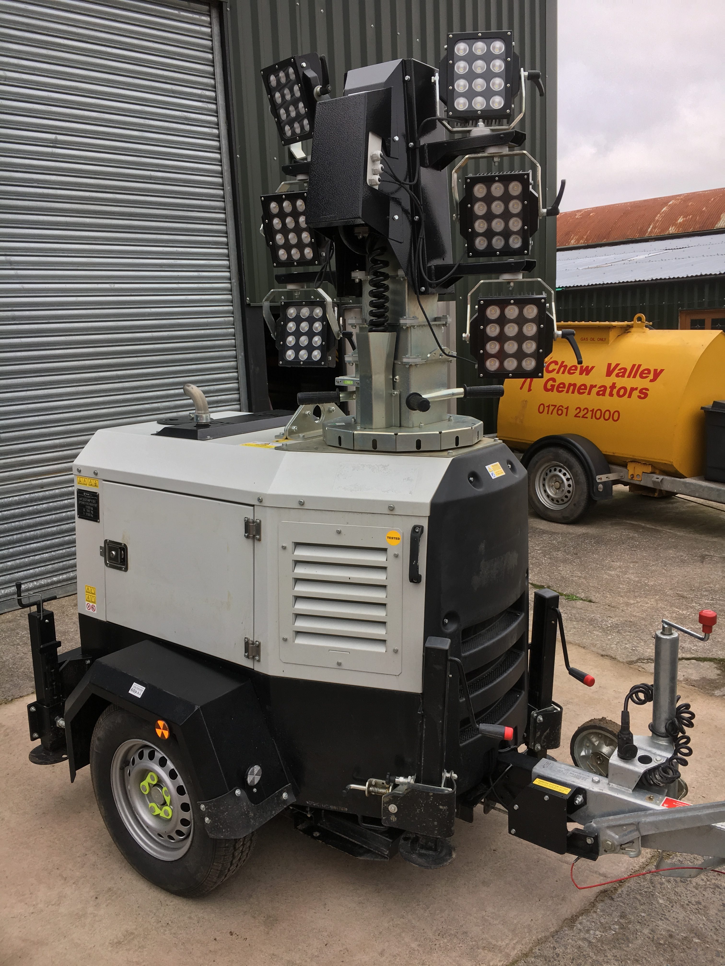 LED lighting tower Chew Valley Generators