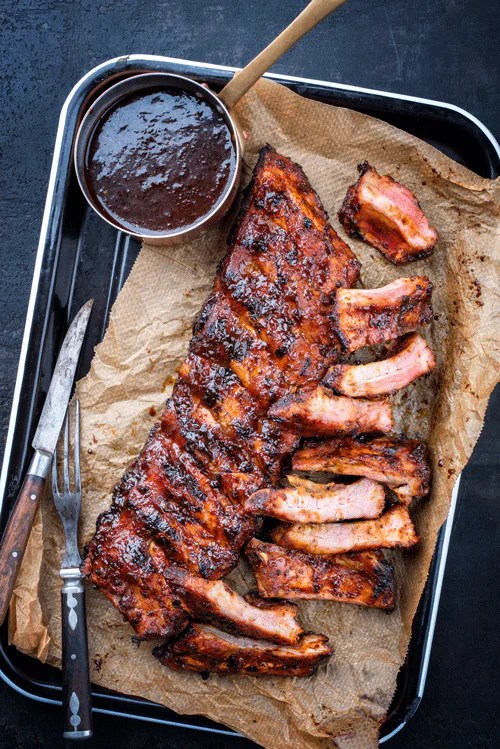 Recette de Ribs de porc et sauce barbecue maison I Chez André