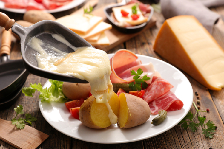 La raclette et ses ingrédients vedettes Chez Vanessa
