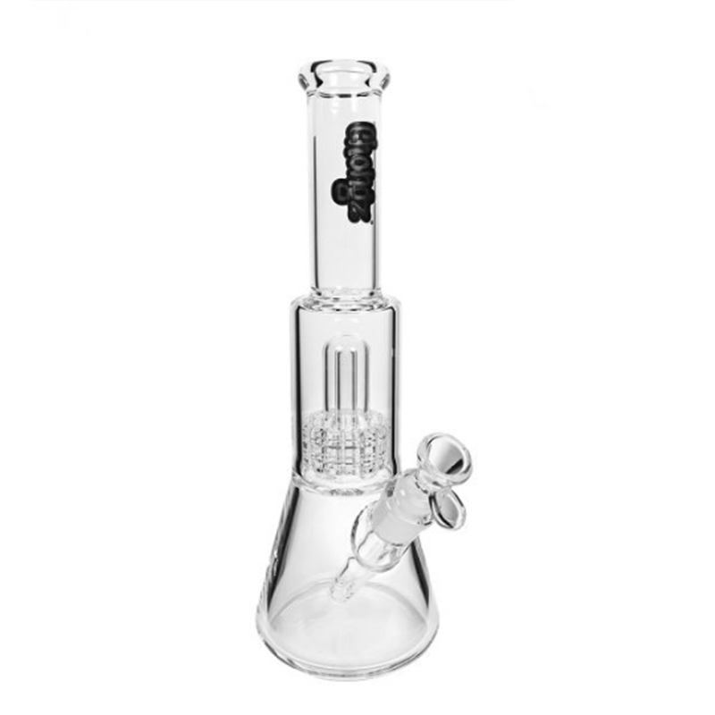 China linlang shanghai glass bong hookah iridescent glass beaker bongs