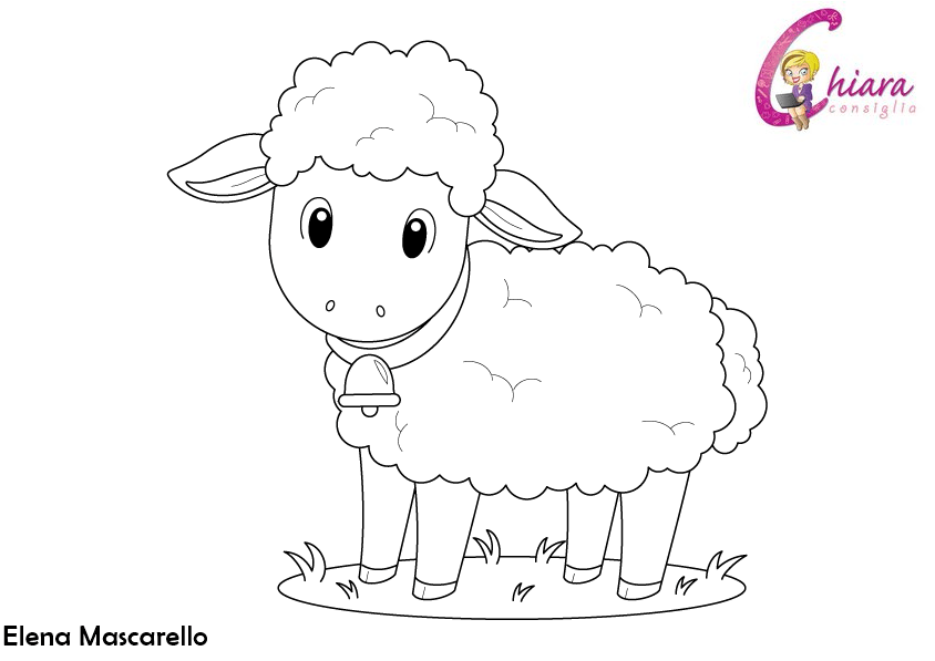 Disegni da colorare gli animali della fattoria