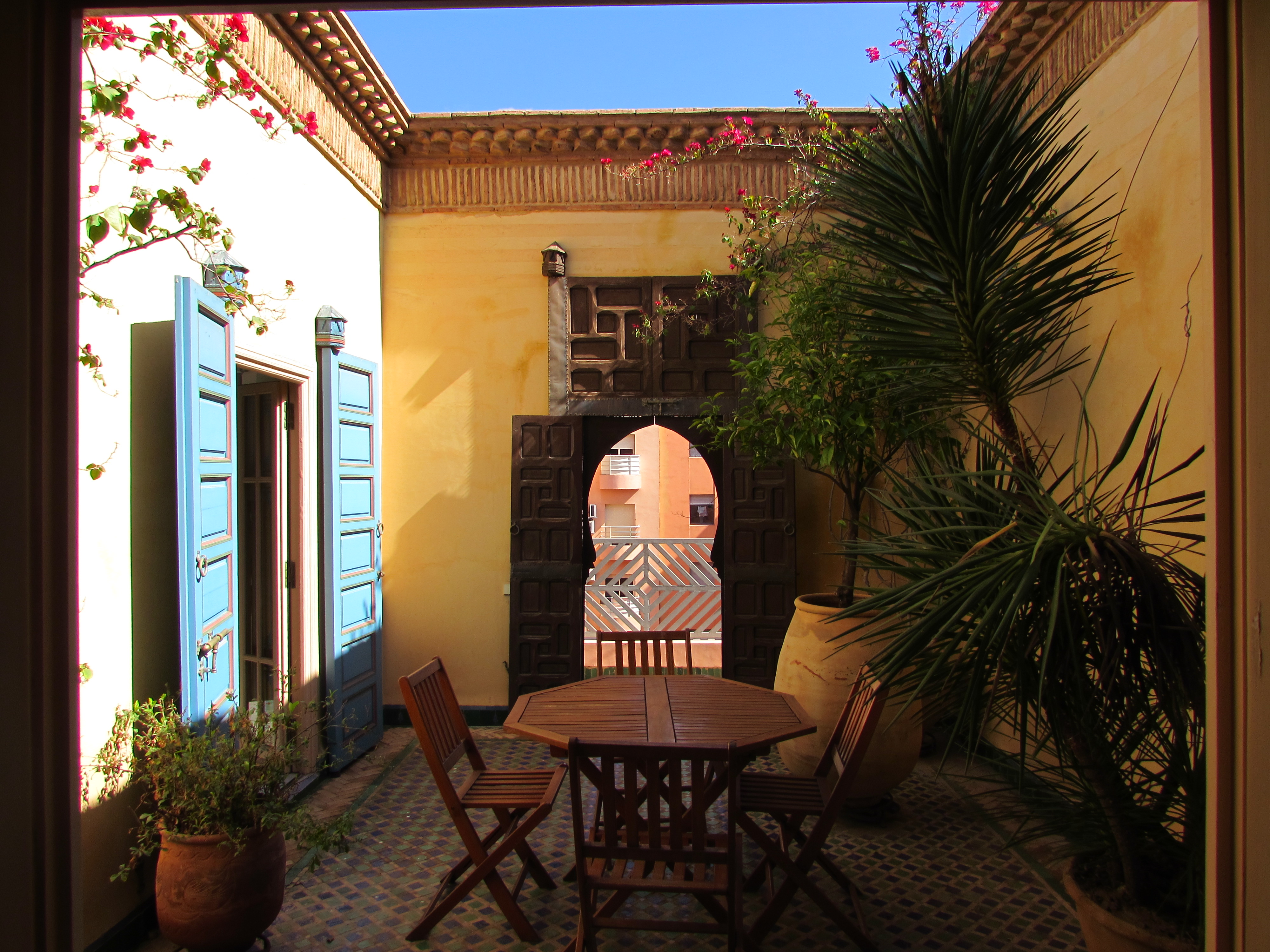 Three bedroom Marrakech apartment by iconic architect Charles Boccara