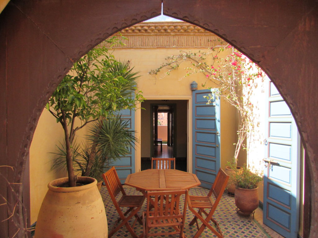 Three bedroom Marrakech apartment by iconic architect Charles Boccara