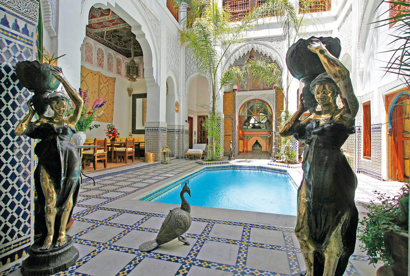 An exceptional 11 bedroom medina palais d'hotes for sale in Marrakech