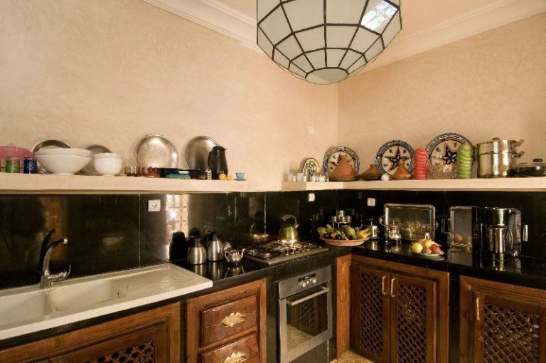 Stunning three bedroom Marrakech medina rental riad for sale with a