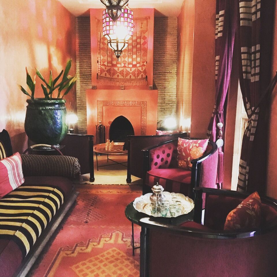 Stunning three bedroom Marrakech medina rental riad for sale with a