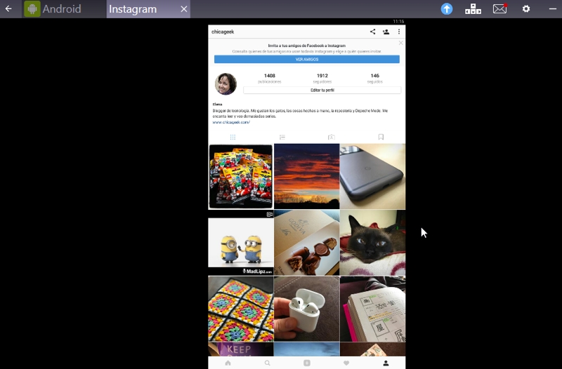 Cómo subir fotos a Instagram desde tu PC ChicaGeek