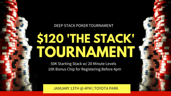 120 The Stack Tournament Chicago Charitable Games
