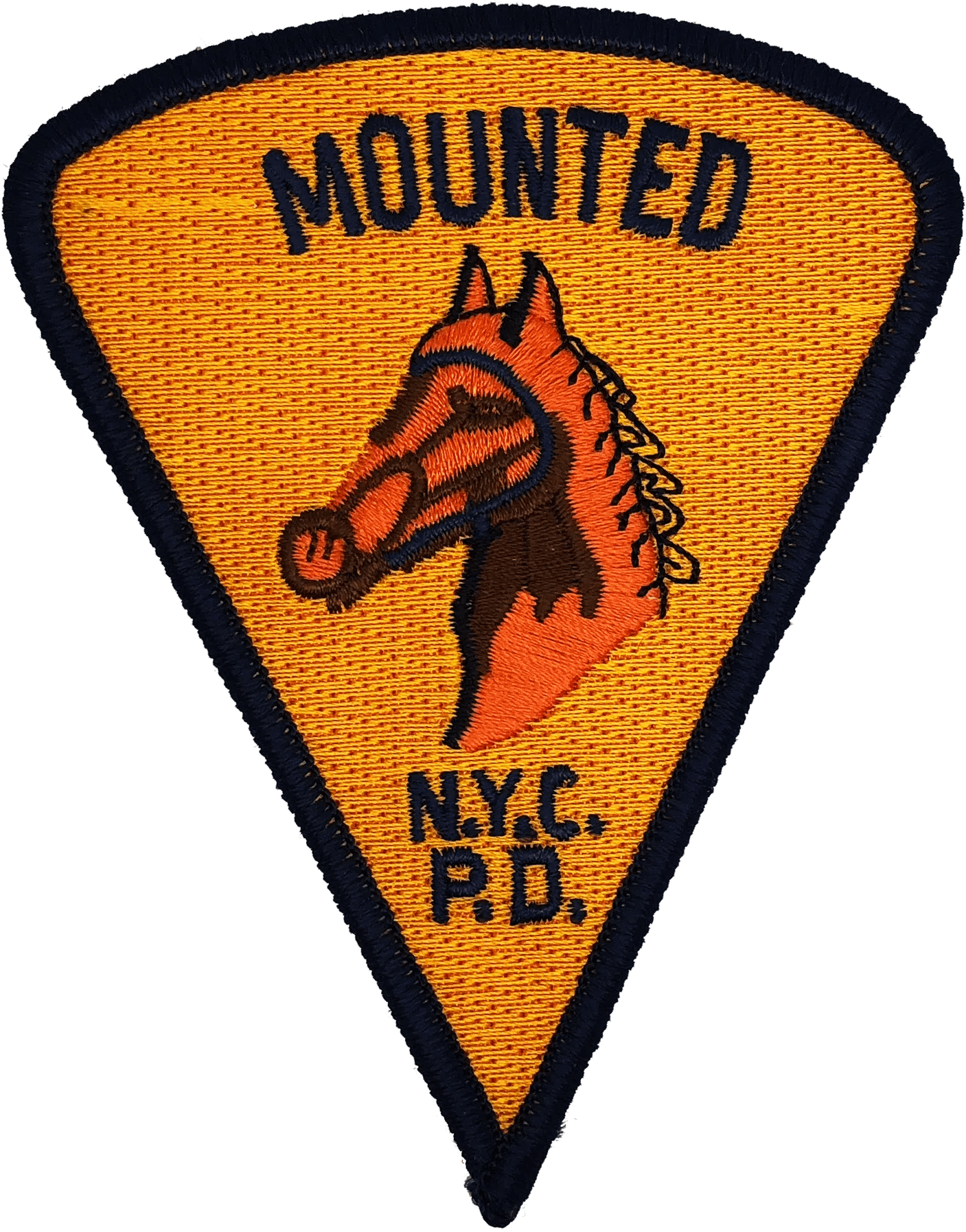 NEW YORK CITY POLICE DEPARTMENT (NYPD) SHOULDER PATCH Mounted Unit