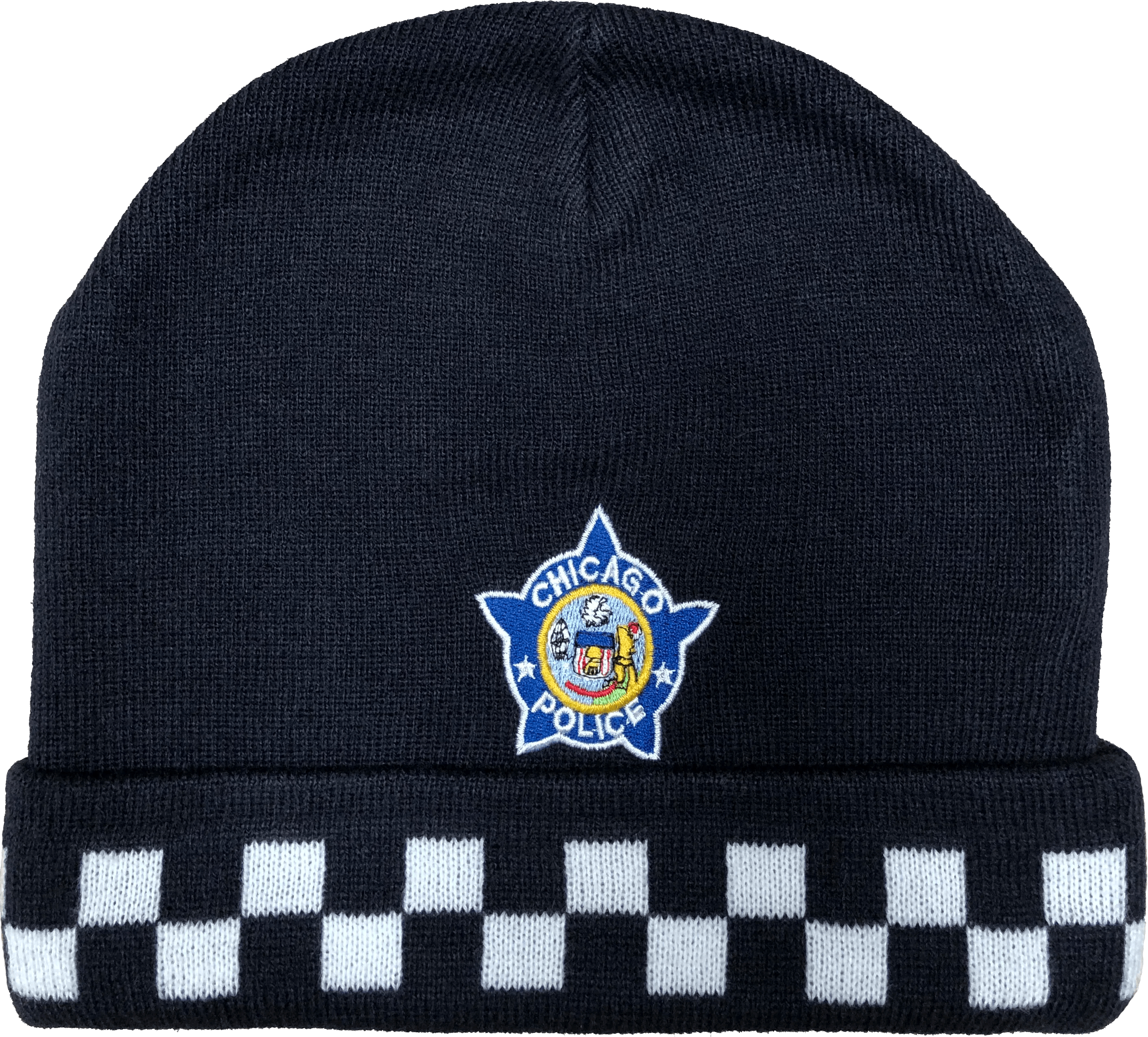 CHICAGO POLICE WINTER SKULL CAP WITH CUFF Police Officer Chicago