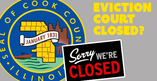 No Cook County Eviction Cases until September? Chicago Eviction