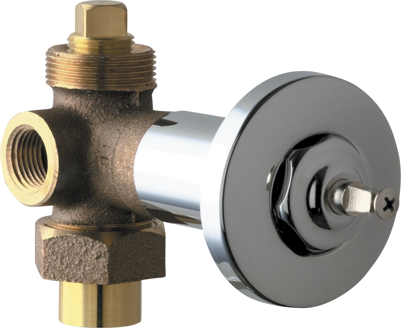 Remote angle valve Chicago Faucets