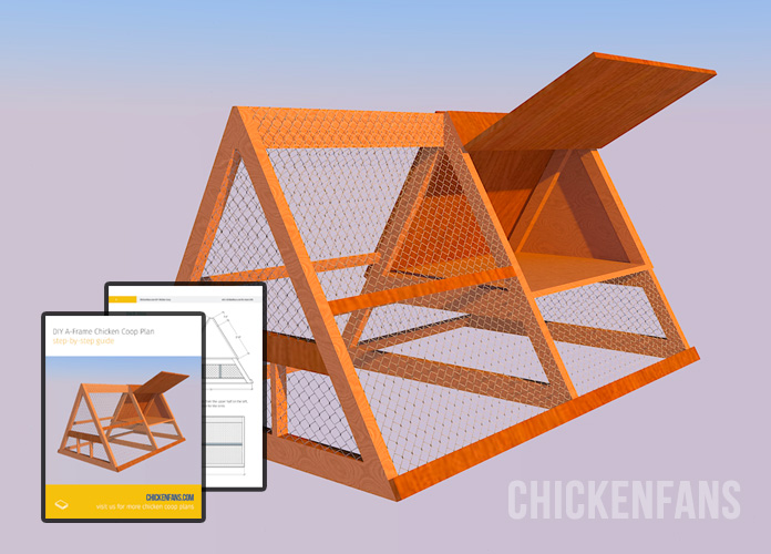 AFrame Chicken Coop Plan Free Plan & DIY Instructions Chicken Fans