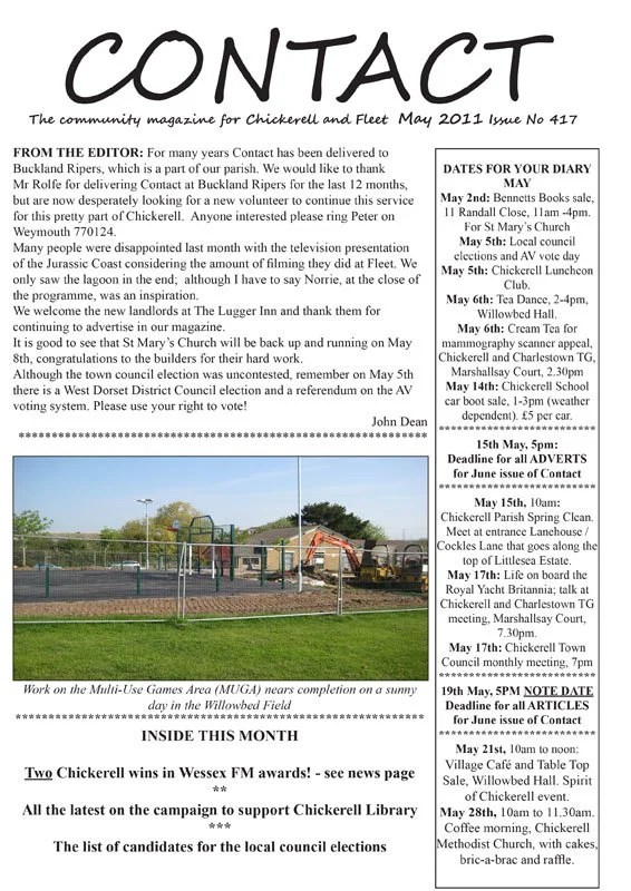 Chickerell Contact Magazine 2023 August Chickerell