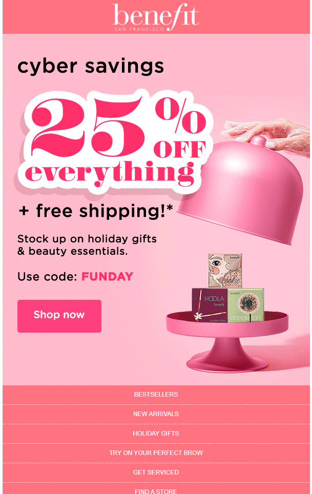 Benefit Cosmetics Cyber Monday 2021 Beauty Deals & Sales Chic moeY
