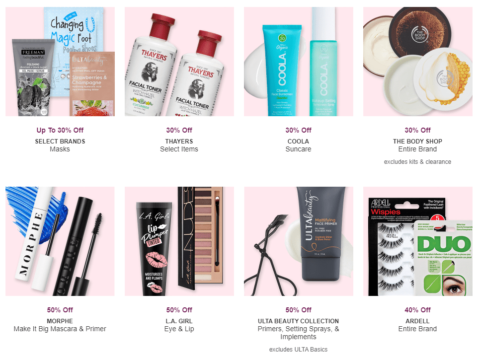 Ulta Spring Haul Event April 2021 Up to 50 off From April 9 to 17 Chic moeY