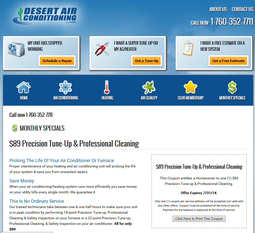 Desert Air Conditioning Chico  Design