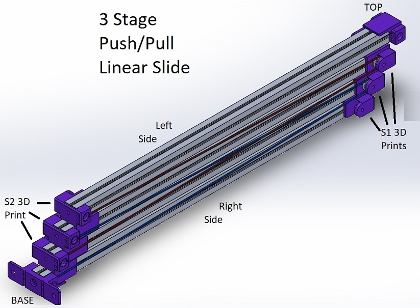 Light weight, robust and inexpensive linear slide Technical Chief