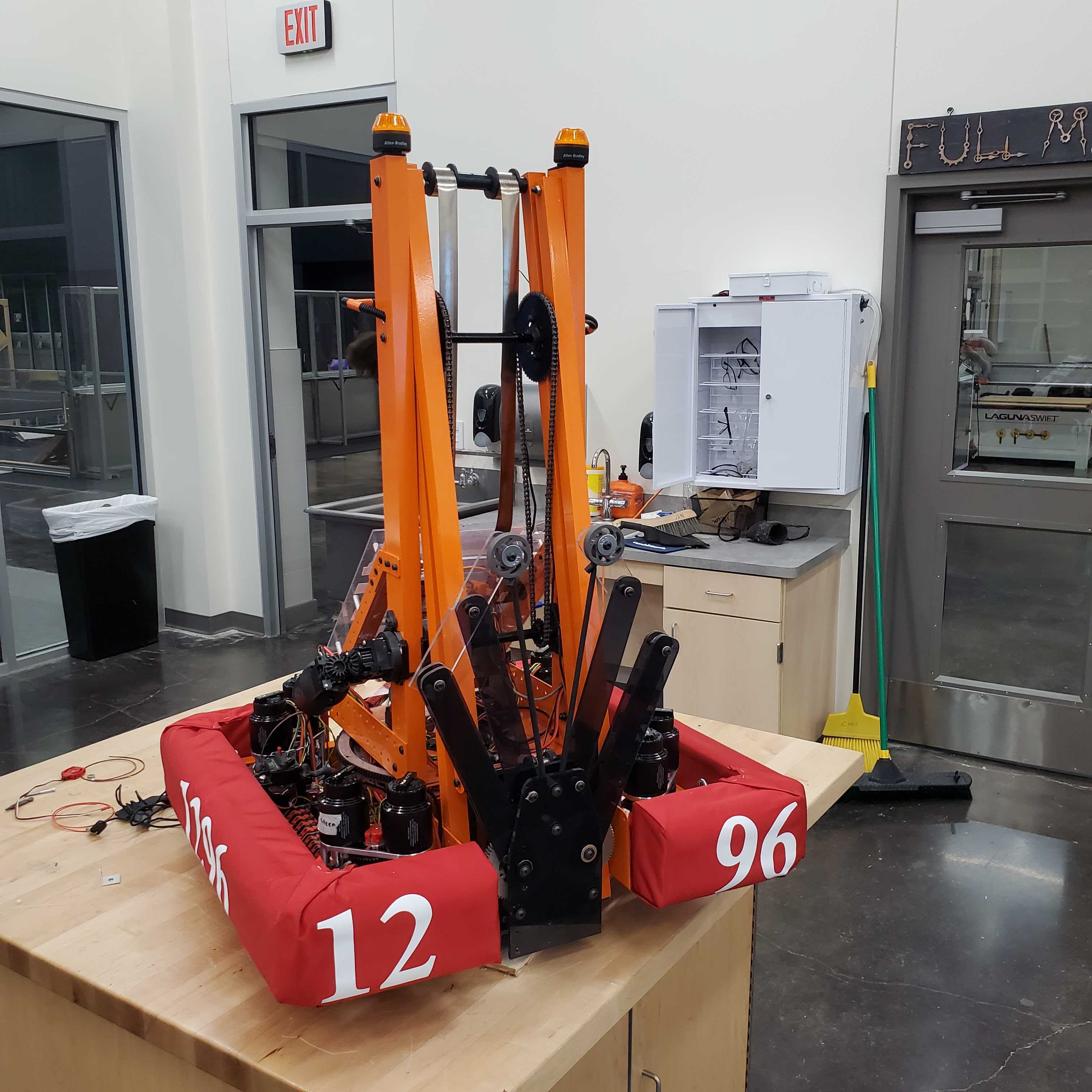 What is the smallest Charged Up robot Competition Chief Delphi